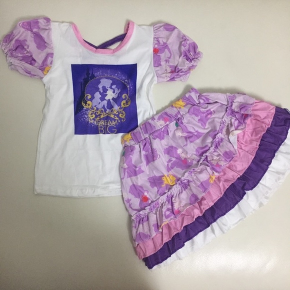 Princess cute ruffle skirt with a top Belle Ariel